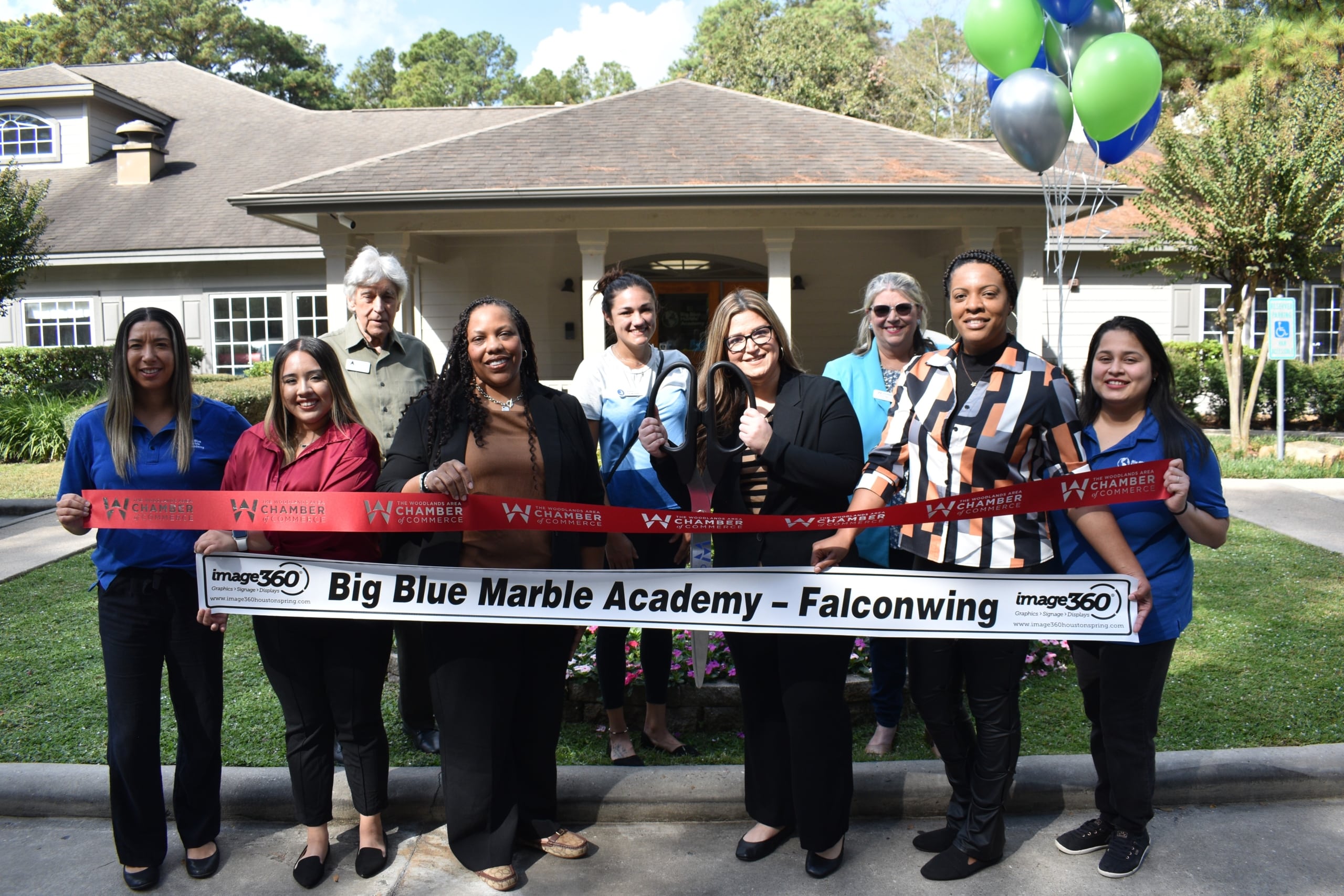 A Big Blue Celebration in The Woodlands, Texas!